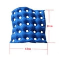 thumbnail image 2 of Premium Air Inflatable Seat Cushion for Pressure Relief 17" X 17" Medical Seat Cushion for Durability,Comfortable Waffled Cushion for Wheel Chair and Day to Day Use(Blue), 2 of 9