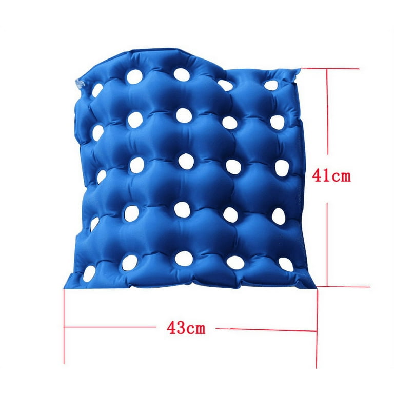 Premium Air Inflatable Seat Cushion for Pressure Relief 17 X 17 Medical  Seat Cushion for Durability,Comfortable Waffled Cushion for Wheel Chair and