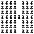 thumbnail image 4 of S SERENABLE 50Pcs Electric Fence Insulators for 9.5mmdiameter Middle Rod Easy to Install DIY Black, 4 of 9