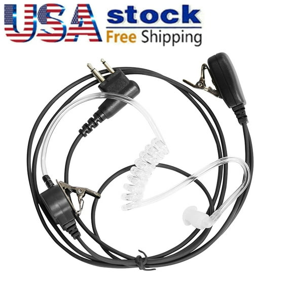 1-Wire Headset Earpiece With Acoustic Tube For  CP185 CP200 CP200d CP040 CP140 CP150 GP300 GP68 GP88 GP3188 GP3688  RDU4160D RDM2070d CLS1410 CLS1110 EP350 EP450 PR400 DEP450  Radio