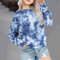 thumbnail image 2 of Girls Sweatshirt Tie-Dye Sweatshirts for Teen Girls Crewneck Oversized Sweatshirt Kids Fashion Long Sleeve Pullover Tops Kaprioy Girls Sweatshirt, 2 of 5