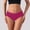 Hot Pink, variant on DuoJiaJ Seamless Underwear for Women, Pure Cotton Crotch Low Waist Breathable Sexy Solid Color Beige L