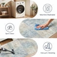 thumbnail image 5 of Washable Kitchen Runner Rug 60" x 22", Modern Abstract Textured Area Rug, Neutral Soft Low Profile Non Slip Kitchen Runner Rug for Kitchen, Hallway & Laundry Room, 5 of 6