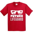 thumbnail image 3 of Inktastic Future Lifeguard Sunglasses Youth T-Shirt, 3 of 5
