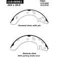 thumbnail image 2 of Centric Parts 111.06961 Brake Shoe Fits select: 1995-2000 FORD CONTOUR, 1995-2000 MERCURY MYSTIQUE, 2 of 4