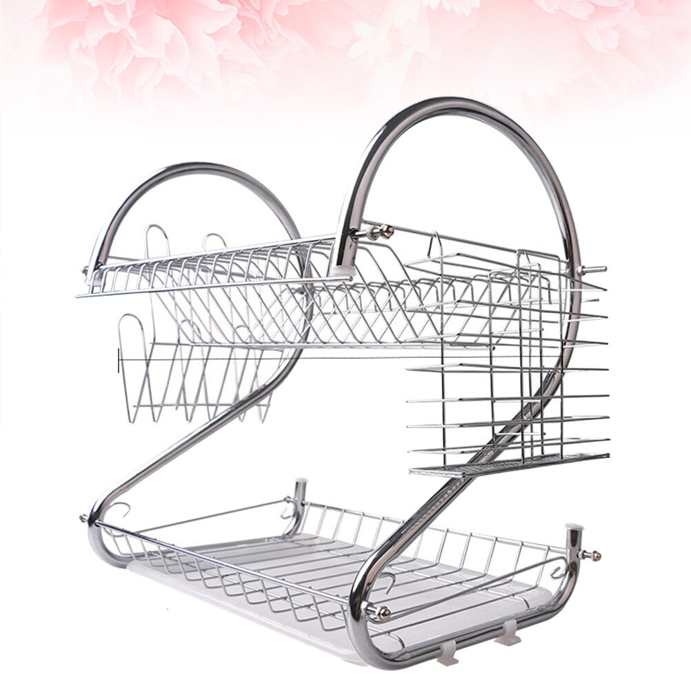 1pc Solid Color Dish Rack