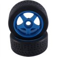 thumbnail image 5 of 4 piezas de 5 radios 100X42Mm Neumáticos Rueda hexagonal de 17Mm para Arrma 1/7 Infraction Felony Limitless RC Car Upgrade Parts, Azul, 5 of 5