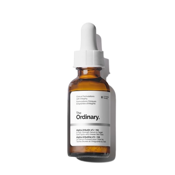 The Ordinary Alpha-Arbutine 2 % + HA, Cible les Taches Brunes et le Teint Irrégulier, 30 ml