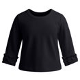 thumbnail image 5 of LNMQLPDBS Y2k Tees Girls Bell Sleeve Top 4t Girl Tops Girls Green Shirt Girls Long Sleeve Shirts Size 6 Girls 10-12 Girls 8-10 Clothes, Black 18-24 Months, 5 of 6