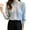 Gray, variant on Women Blouses Long Sleeve Mock Neck Casual Satin Shirt for Business Office Work Professional Blouse White XL