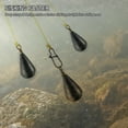 thumbnail image 5 of Dr.Fish 30 Pack Bass Casting Sinker Weights Lead Bell Drop Shot Weights with Brass Swivels Weight Freshwater Fishing Lead Sinker, 5 of 8