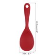 thumbnail image 2 of Unique Bargains 2 Pack Pagaie de Riz, Silicone Cuillère à Riz Non Bâton Riz Spatule Cuillère à Riz Outils de Cuisine, Rouge, 2 of 6