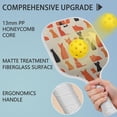thumbnail image 4 of Pickleball Paddles Set Of 1, Fiberglass Surface, Cats & Dogs Print, 1 Paddle, 2 Balls & Bag, 4 of 5