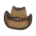 thumbnail image 4 of Sombrero de vaquero, accesorios para fotos, sombrero para el sol para hombres, para acampar, otoño, senderismo al aire libre, pesca, 4 of 8