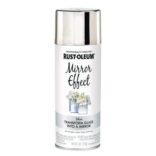 Specialty Mirror Effect Spray Paint, High Gloss Mirror, 6 oz Aerosol Can, 6/Carton | Bundle of 2