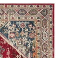 thumbnail image 5 of SAFAVIEH Monaco Bruce Overdyed Geometric Area Rug, Ivory/Red, 5'1" x 7'7", 5 of 7