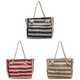 thumbnail image 1 of Bolso Hobo Paja para Mujer Mano Playa Verano Color A Rayas () Azul, 1 of 9