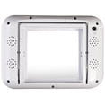 thumbnail image 4 of JERDON Two-Sided Makeup Mirror with Lights - Vanity Mirror with 5X Magnification & Glare-Free Lighting - White Base - Model J1015, 4 of 5