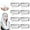 Silver, variant on 8 Pack Clips with Safety Pins, Strong Chunni Grip Dupatta Setting Clips Indian for Woman Black