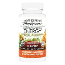 Host Defense, MycoBotanicals Energy, Promotes Immediate and Sustained Energy, Daily Mushrooms and Herb Supplement with Reishi and Cordyceps, Vegan, Organic