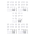 thumbnail image 2 of Wisewang Silicone Nose Pads with Tweezers Screws Embedding Eyewear Accessories Repair Replacement Tools Kit Case Nosepads Set A5 Nosepads Length 13mm 5Set, 2 of 6