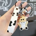 thumbnail image 2 of Cute Cow Pendant Keychain Car Bag Cartoon Animal Charm Accessory for Women Men Kids, 2 of 5