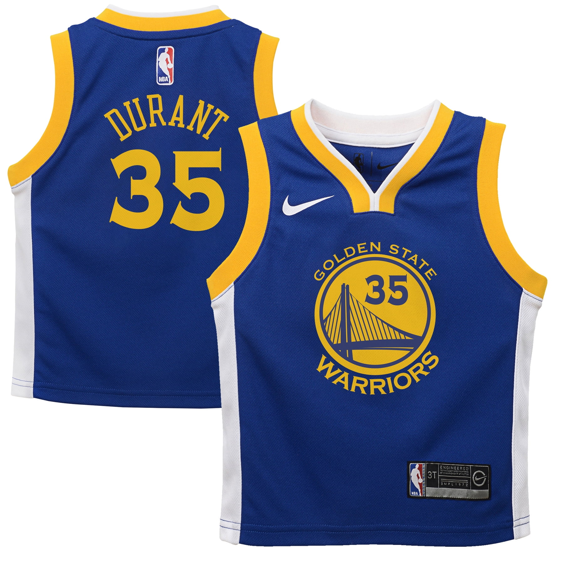 Kevin Durant Golden State Warriors Nike Toddler Replica
