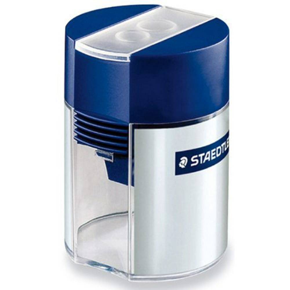 Staedtler Tub Pencil Sharpeners doublehole sharpener 2 Pack Walmart
