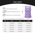 thumbnail image 4 of Uemuo Violet Pattern Workout Tank Tops for Women Breathable Moisture-wicking tank top Sleeveless Running Loose Fit Yoga Tops Active Shirts Sports Gym Exercise, 4 of 9