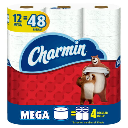 Charmin Ultra Strong Toilet Paper, 12 Mega Rolls (Best Toilet Paper 2019)