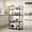 Black-S/BKS, variant on Rolling Storage Cart Multi Layer Bathroom Kitchen Rack with 360 Degree Wheels Utility Shelf for Toiletries Towels Snacks Laundry Closet Pantry Dorm Room Garage Home Organization Rack