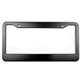 thumbnail image 1 of Tignapoo Black Aluminum Alloy License Plate Frame for American Cars, 31x16x3cm, Includes Mounting Hardware, 1 of 5
