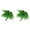 Green A 2PCS, variant on 2PCS Artificial Silk Leather Leaf Fern Picks Artificial Greenery Stems Artificial Fern Leaves Fern Plant Bouquet for Floral Arrangement Home Wedding Garden