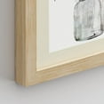 thumbnail image 5 of PixonSign Framed Wall Art Flower Variety Glass Vases Prints, Set of 4 Nautical Pastel Watercolor Colorful Floral Wall Décor, Adhesive Canvas Poster, Modern Home Artwork - 11"x14" Natural, 5 of 5