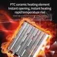 thumbnail image 4 of 500w Electric Heater Desktop Mini Portable Small Ptc Heater Ceramic Heating Fast Heat Mute Winter Warmer Machine, 4 of 5