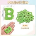 thumbnail image 2 of Uxcell 26 Paquete de Parches de Letras de Chenilla, Parches de Chenilla Autoadhesivos A-Z para DIY Ropa de Tela, Zapatos, Bolsas, Verde, 2 of 6