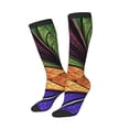 thumbnail image 2 of Fotbe Multicolored Beautiful Flower1 print Women's Men's Novelty Crew Socks Cotton Socks Knee High Socks for Walking,Running,Nurses,Pregnancy, 2 of 8