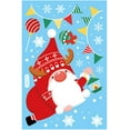 thumbnail image 1 of Christmas Theme Window Sticker Elk Snowflake Santa Claus Window Decorations Clings Decal Stickers Portable No Adhesive Stickers (A7), 1 of 3