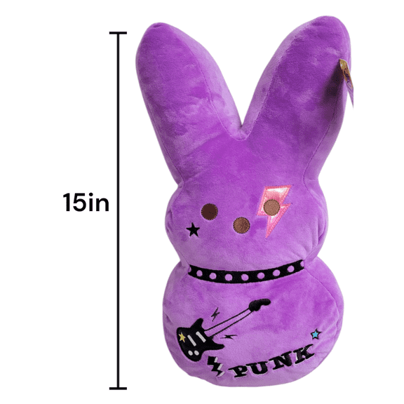 Peeps Purple Emo Bunny Plush 15 inches