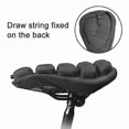 thumbnail image 2 of BC-203 1.0 Bicycle Inflatable Airbag Cushion Seat Cover Folding Soft Bike Seat Cover with Pump, Size: M, 2 of 5