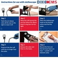 thumbnail image 2 of Dixie EMS Manual Blood Pressure Cuff Sphygmomanometer & Medical Stethoscope Kit - Purple, 2 of 6