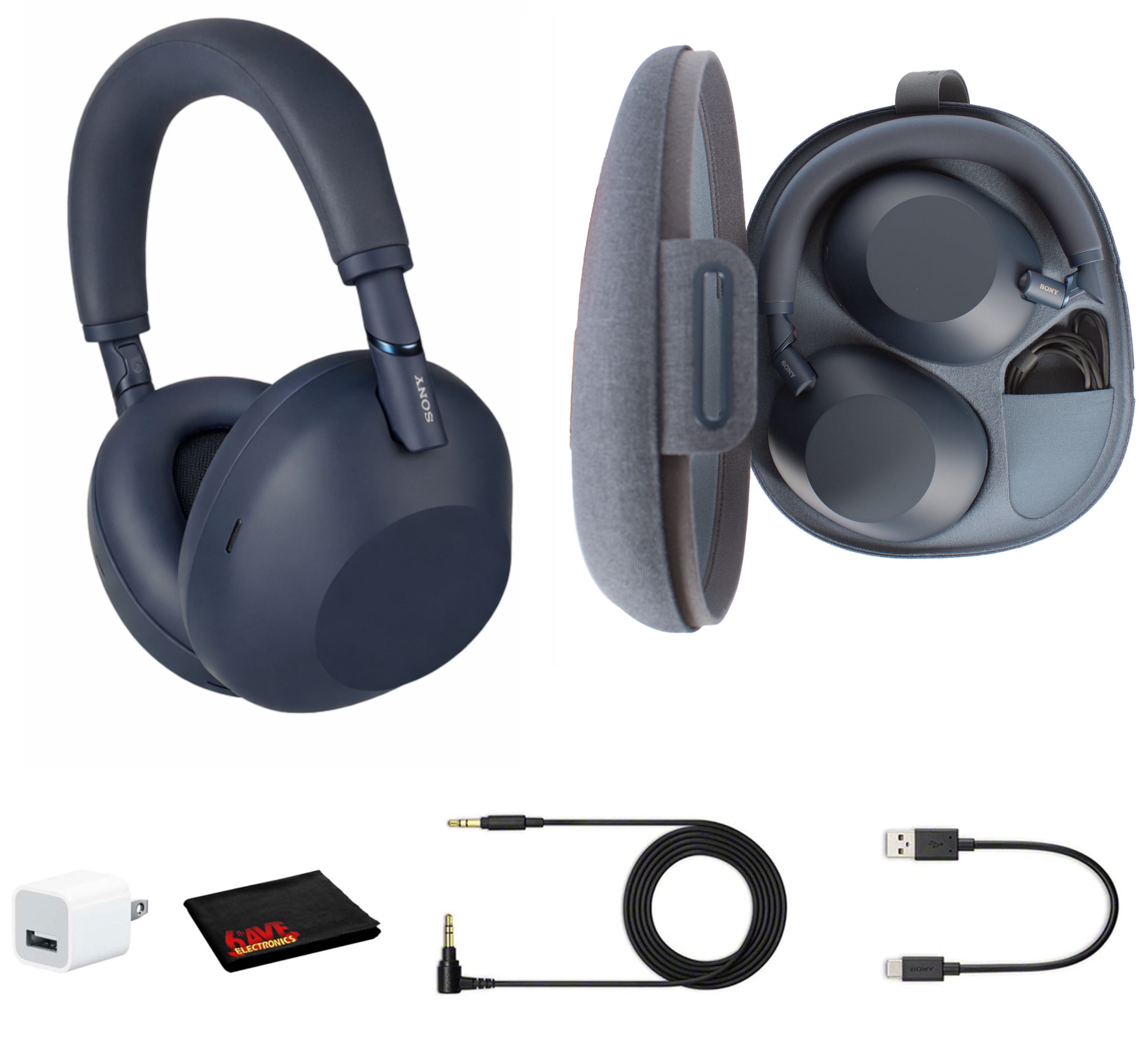Sony WF-1000XM5 Noise-Canceling Bluetooth Earbuds with Microphone