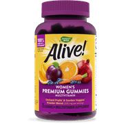 Nature's Way Alive! Womens Premium Gummy Multivitamin, B-Vitamins, 75 Gummies