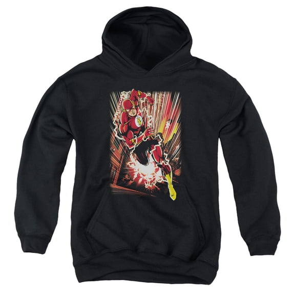 Jla - Street Speed - Youth Hooded Sweatshirt - X-Large