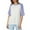 Blue, variant on RMGVDSD Casual Womens T Shirts Women's Short Sleeve T Shirt Round Neck Tee Top Basic Loose Fit Trendy Shirt Wear Loose Fit Basic Tees