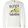 thumbnail image 3 of Inktastic Anti-Valentine's Pizza is My Valentine Long Sleeve T-Shirt, 3 of 5
