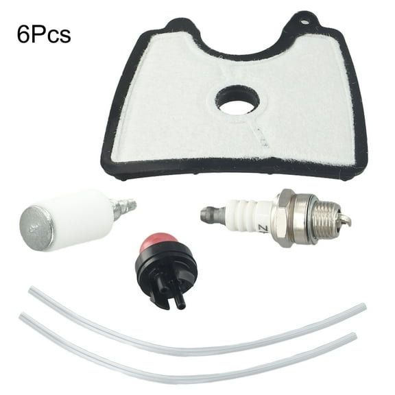 Air Fuel Filter Line Primer Bulb Spark Plug Kit For Husqvarna 125B 125BVX 125BX Blower Engine Replacement Spare Parts