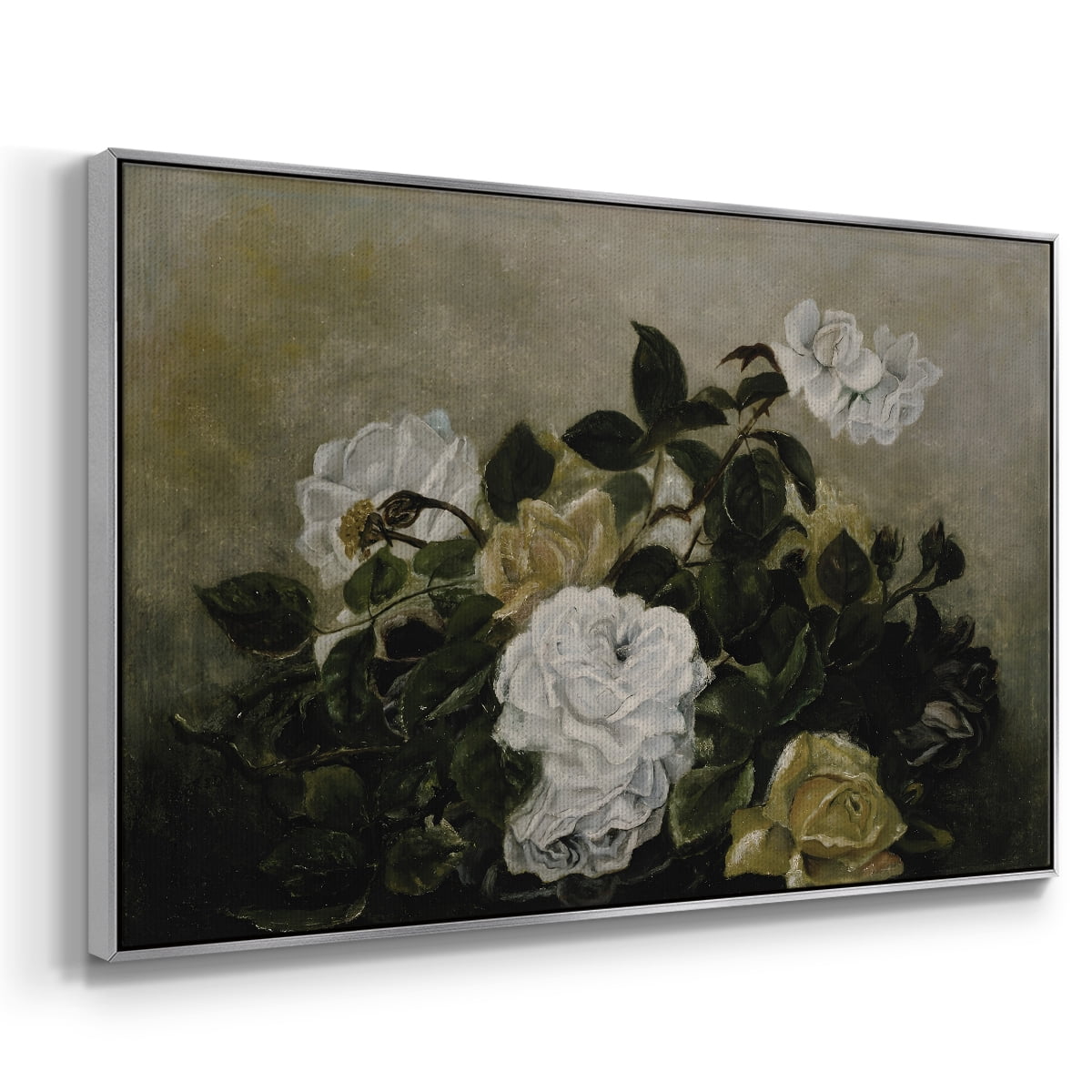 Vintage Landscape-CCLVII By Wexford Home Framed in Silver Wood Gallery Wrapped Canvas 17 in. x 25 in.