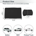 thumbnail image 3 of Unique Bargains Car Center Console Cover Center Console Cushion 12.6"x7.87"x1.97" Black Nappa Leather Memory Foam, 3 of 7