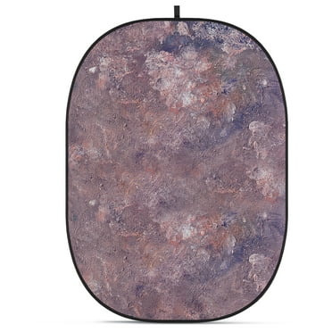 Glow CBA-PA0005 5x6.5' Fabric Collapsible Backdrop, Abstract Painting